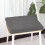 Cuscino per sedia in velluto espanso con base in legno massello 1