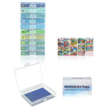 Art Trays for Painting with Storage Box, 10 Count