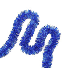 Christmas tinsel garland metallic twist 6.6 ft
