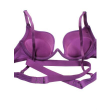 Ame Women's Essentials Sexy Bra Deep U Plunge Bra LowCut Multi-Way Convertible Multipoint Push Up Plunge Bra 32-38B
