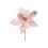 Décoration florale de Noël en velours 25 cm 1