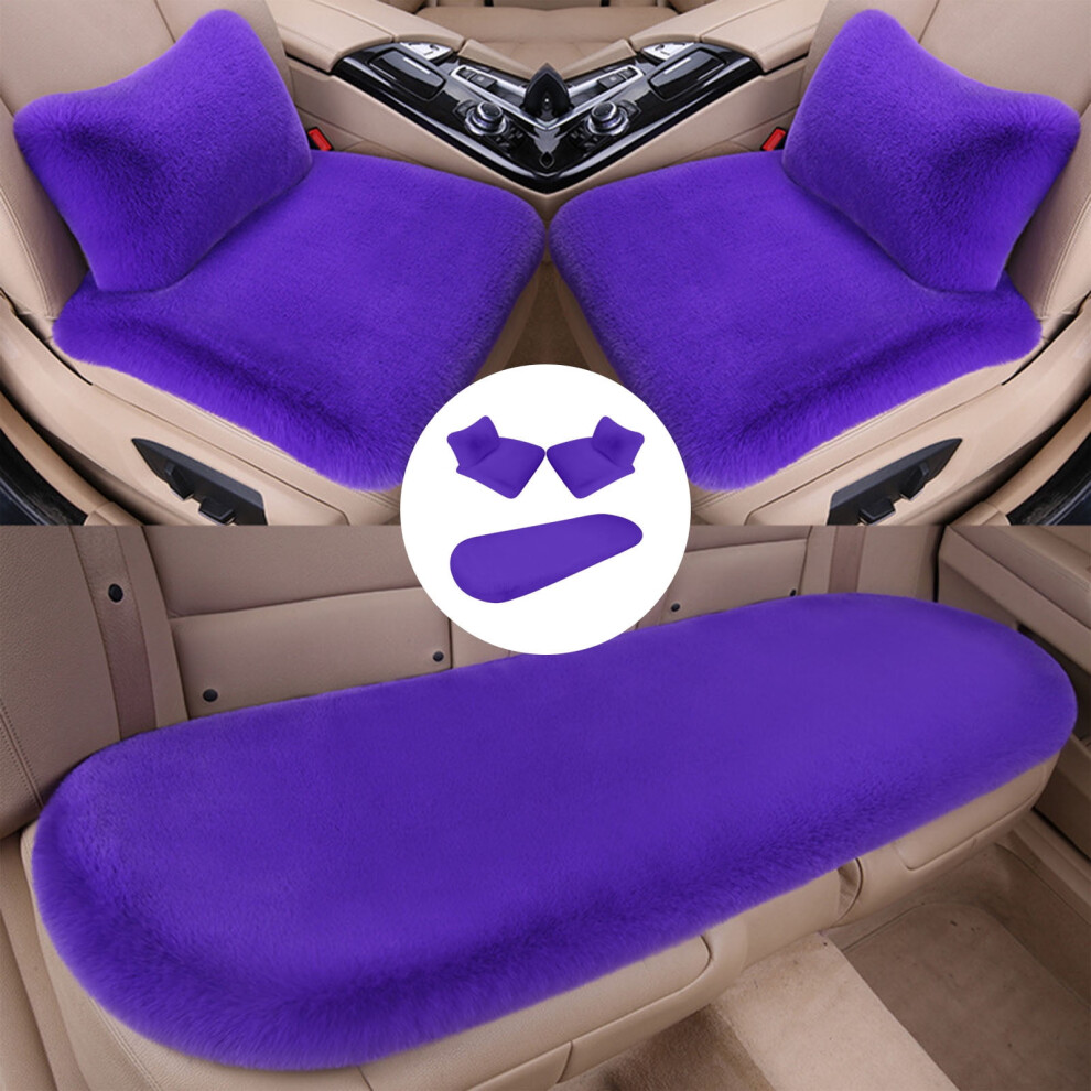 Plush Car Seat Cushion Soft Fuzzy Universal Fit 913211645529
