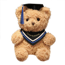 Graduation Plush Bears with Diploma Cap and Sash