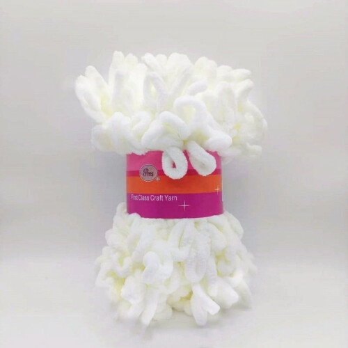 Chenille Loop Yarn Puffy Chunky Soft Light 1 Roll 26ft