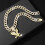 Κολιέ Cuban Link Iced Out Bling Ασημένιο Χρυσό 5