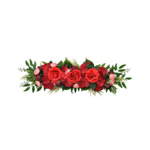 Guirlande artificielle de pivoines et d'hortensias 65 cm