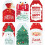Christmas Gift Tags 60 pcs 6 styles 1