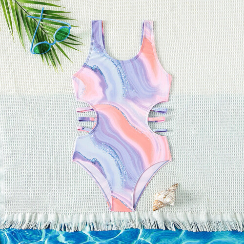 Ολόσωμο μαγιό rash guard για νήπια για κορίτσια, μέγεθος 9-10 ετών 1