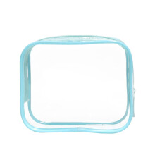 Wilinohome transparente Kosmetiktasche, Viertelgröße, 1 Stück