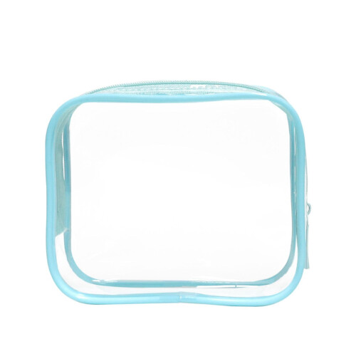 Διαφανής τσάντα μακιγιάζ Wilinohome, μέγεθος τετάρτου, 1 τεμάχιο