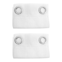 ROSENICE White Sheer Drapes Gauze Privacy Set 2