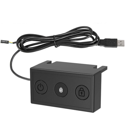Léitheoir méarloirg USB do Windows Hello, dubh, 80g