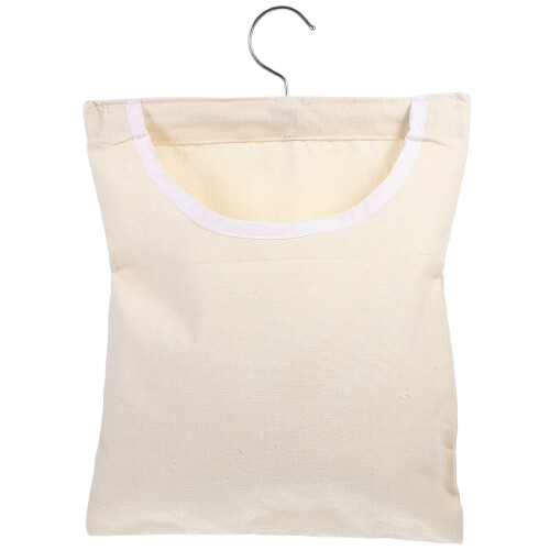 Clothespin Organizer Hanging Laundry Bag with Rotatable Hook