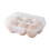 Eggs Storage Box with Lid, Portable Stackable Egg Tray for Kitchen & Travel – Compatible with Standard Refrigerators 1