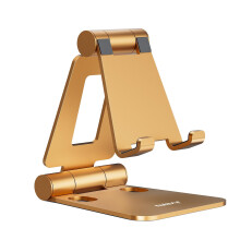 Dual Folding Phone Stand, Adjustable Desktop Cradle Compatible with iPhone 16–8, Nintendo Switch & All Phones