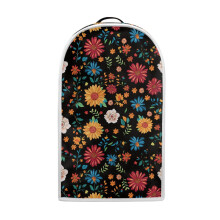 Housse de mixeur à fleurs en polyester anti-poussière avec dragonne