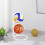 Basketball Rack Iron 2-Tier Storage for Living Room 6
