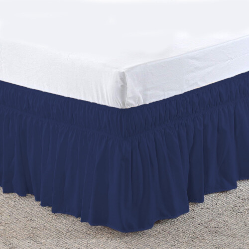 Elastische bedrok/stofstrook met een lengte van 38 cm.