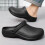 Zuecos de chef negros talla 6.5 5