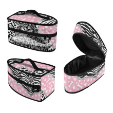 Iron Carry Bag with Zebra and Paw Prints for Handheld