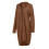 Damen-Strickjacke, einfarbig braun, Oversize-Schnitt 5