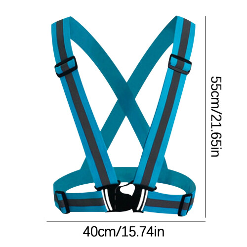 High-Visibility Reflective Safety Vest Unisex 1pc 1