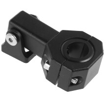 Motorcycle Light Mount Bracket Metal Black 1 Set
