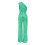 Mint Green Solid Sequin Jumpsuit High Waist Women's1 3