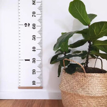 Chart Ruler Name Height Measuring Wall Decor for Kids
