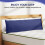 Pernă de corp cu husă bleumarin 20x54inch 5