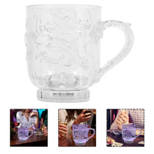 Mug transparent 9,7 x 7,9 x 5,6 cm (1 pièce)
