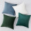 Conjunto de 2 capas de almofada de veludo 40x40 cm (16x16 polegadas) 4