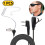Fone de ouvido com tubo acústico DISEN com microfone e PTT para Baofeng 1
