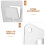 Support mural pour ventilateur de plafond robuste argenté 8