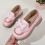 Mädchen-Lederschuhe mit Klettverschluss, Größe 12 8