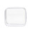 Trousse de maquillage transparente Wilinohome format quart 1