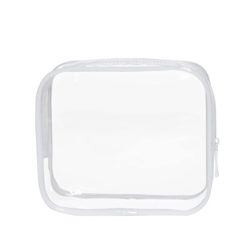 Trousse de maquillage transparente Wilinohome format quart