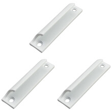 Sliding Door Handle for Drawers, Windows, Wardrobes, Cupboards, Screens – Compatible with Home, Garage, Balcony, Fence – White
