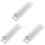 Sliding Door Handle White for Drawers Windows Wardrobes 1