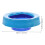 Blauwe rubberen toiletwasafdichtingsring 4,9 x 4,9 inch 6
