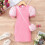 Mädchen-Strickkleid mit Puffärmeln, rosa, Größe 4T 2