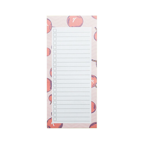 Magnetic Notepad with Fruit Design 1 Piece