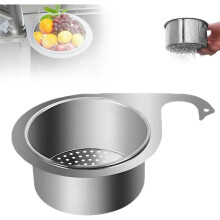 Stainless Steel Swan Sink Strainer Basket 1 Pack