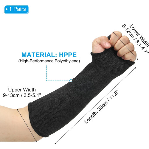 Schnittfeste Armstulpen mit Daumenloch, Stufe 5 1