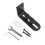 Guide de sol pour porte de grange noire style moderne 1 ensemble 4