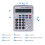 Desktop Calculator 12-Digit LCD with Piano and Alarm 4