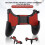 PUBG Mobile gamecontroller ergonomische handgreep zwart rood ABS 4