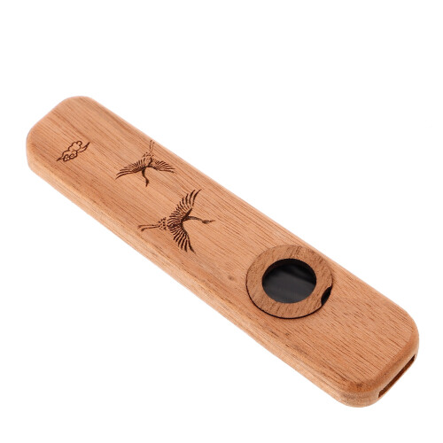 Wooden Kazoo for Adults Light Brown