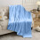 Couverture polaire bleu ciel 127 x 152 cm 4