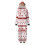 Weihnachts-Familien-Einteiler-Pyjama, rot, langärmelig 2